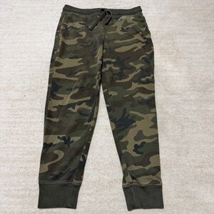 GAP Camo Army Jogger Sweatpants Camouflage Fleece Men's Medium